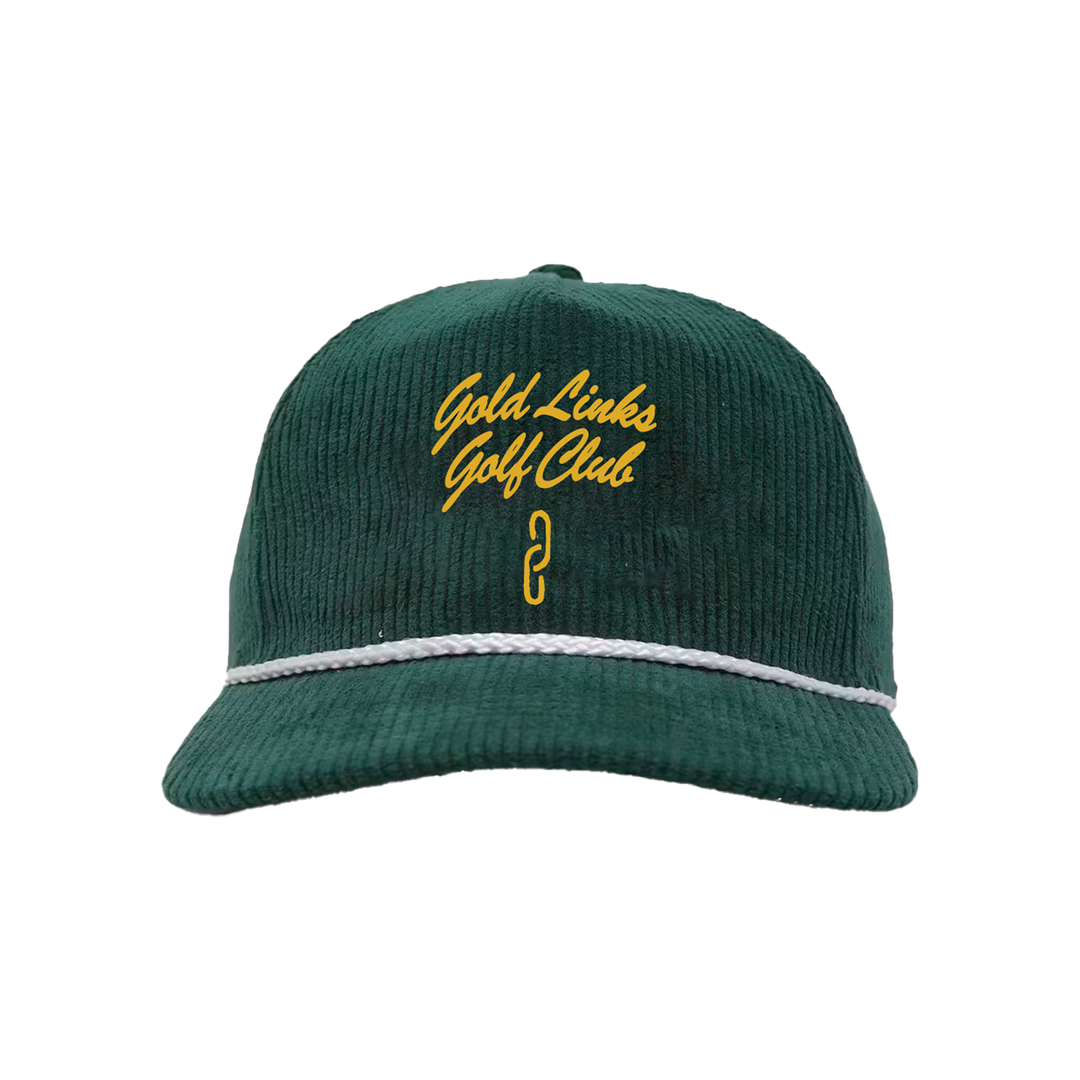 Gold Links Golf Club Corduroy Hat
