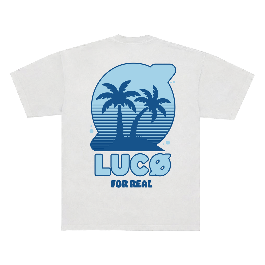 For Real White Tee