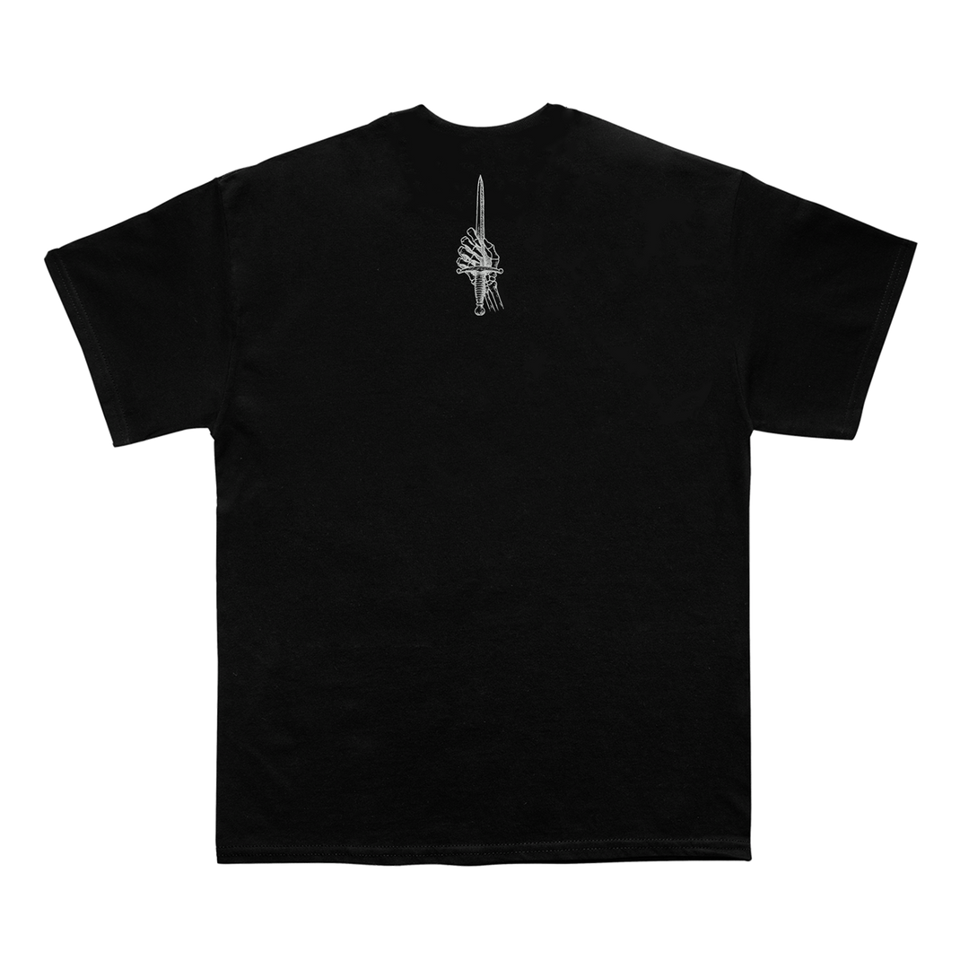 Chainmail Skeleton Black Tee
