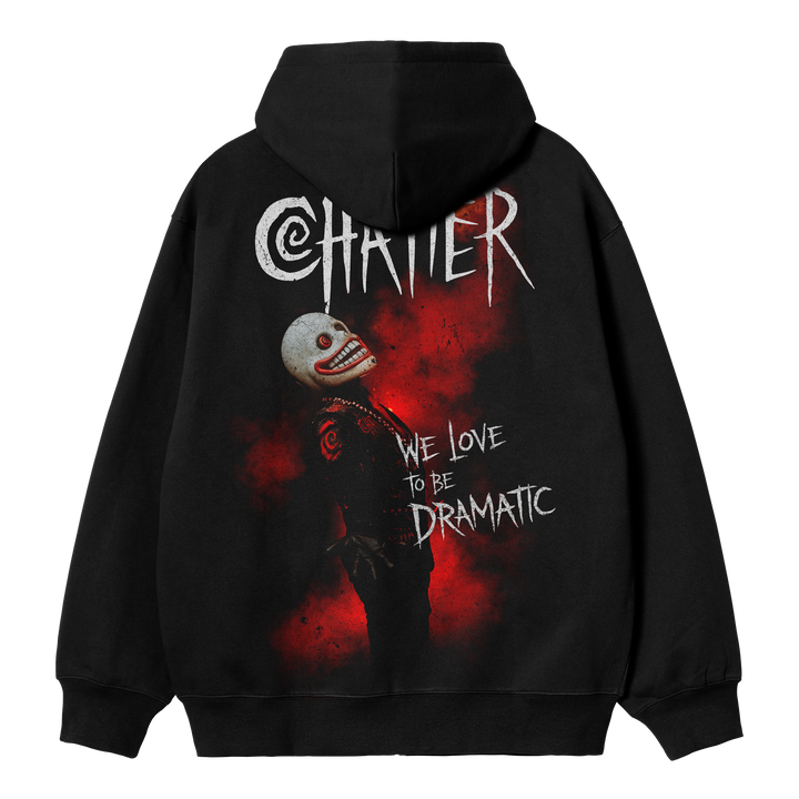 We Love To Be Dramatic Zipped Hoodie