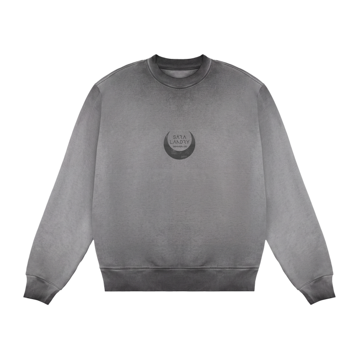 Sara Landry Red Rocks (Charcoal Oil Wash) Crewneck