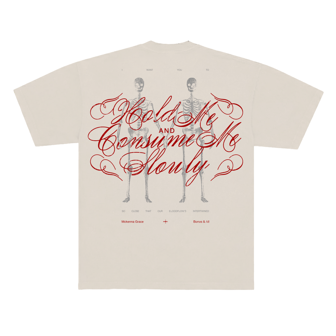 Consume Me Ivory Tee