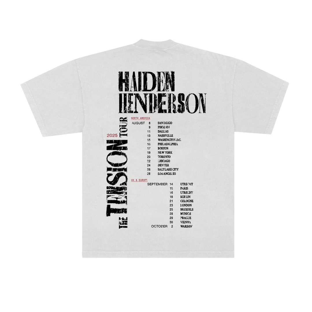 Tension Tour Tee (White)