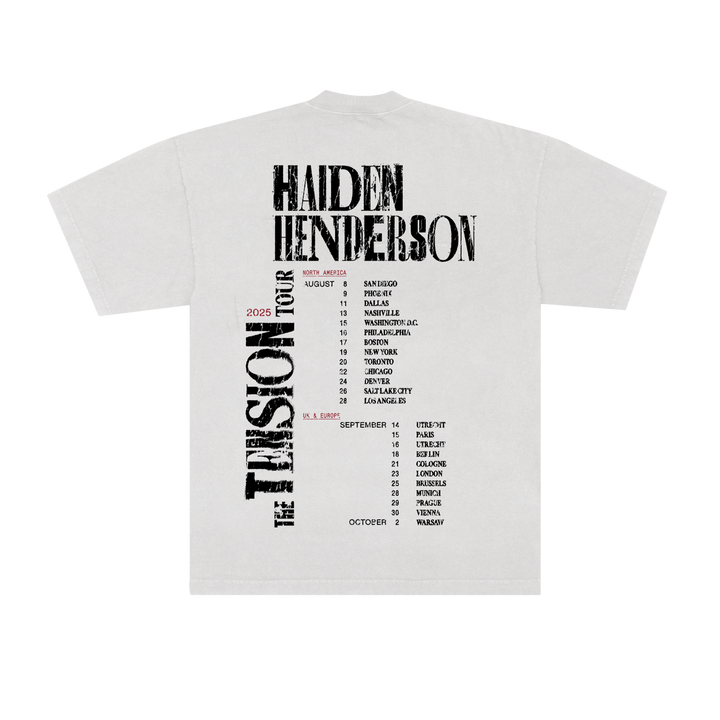 Tension Tour Tee (White)